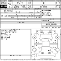 Toyota VITZ лот № 10201 оценка 3.5  с аукциона в Японии 11