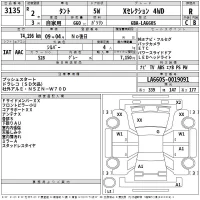 Daihatsu TANTO лот № 3135 оценка R  с аукциона в Японии 2