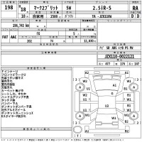 Toyota MARK2 BLIT лот № 198 оценка RA  с аукциона в Японии 2