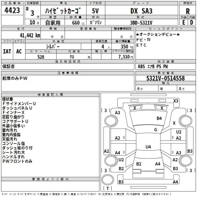 Daihatsu HIJET VAN  с аукциона в Японии