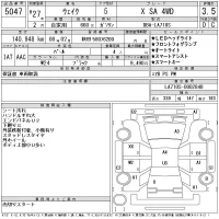 Daihatsu WAKE лот № 5047 оценка 3.5  с аукциона в Японии 11