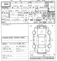 Subaru LEGACY B4 лот № 5034 оценка RA  с аукциона в Японии 7