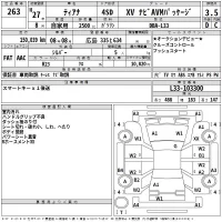 Nissan TEANA лот № 263 оценка 3.5  с аукциона в Японии 2