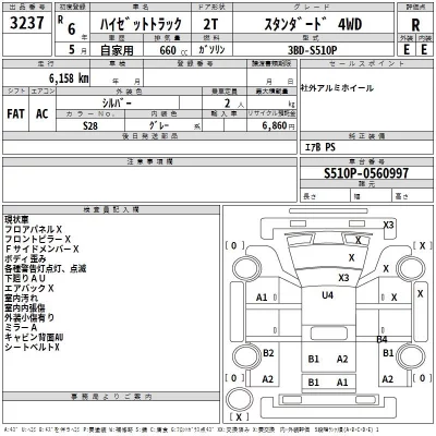 Daihatsu HIJET TRUCK  с аукциона в Японии