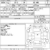 Mazda CX-5 лот № 9004 оценка 3  с аукциона в Японии 11