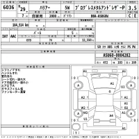 Toyota HARRIER лот № 6036 оценка 3.5  с аукциона в Японии 2