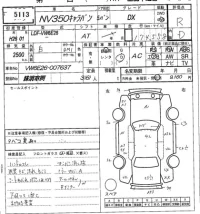Nissan CARAVAN VAN лот № 5113 оценка R  с аукциона в Японии 7
