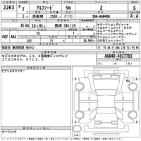 Toyota ALPHARD лот № 2263 оценка 5  с аукциона в Японии 2