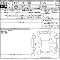 Peugeot 208 лот № 38060 оценка 4.5  с аукциона в Японии 11