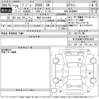 Peugeot 2008 лот № 38075 оценка 4.5  с аукциона в Японии 11
