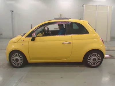 Fiat 500  с аукциона в Японии