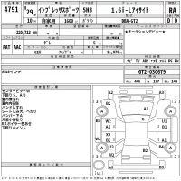 Subaru IMPREZA лот № 4791 оценка RA  с аукциона в Японии 2