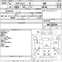 Honda ACTY TRUCK лот № 3152 оценка 3.5  с аукциона в Японии 2