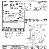 Suzuki EVERY лот № 3335 оценка R  с аукциона в Японии 9