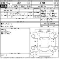 Toyota SIENTA лот № 30067 оценка 3.5  с аукциона в Японии 11