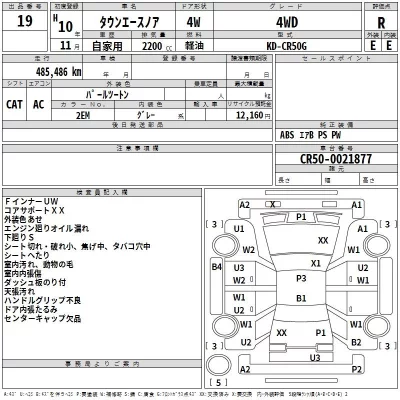 Toyota TOWN ACE NOAH  с аукциона в Японии