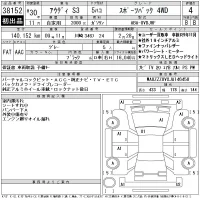 Audi S3 лот № 38152 оценка 4  с аукциона в Японии 11
