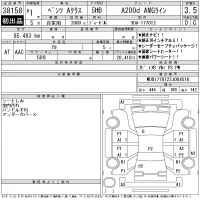 Mercedes-Benz A CLASS лот № 38158 оценка 3.5  с аукциона в Японии 11