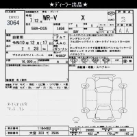 Honda WR-V лот № 3064 оценка S  с аукциона в Японии 10