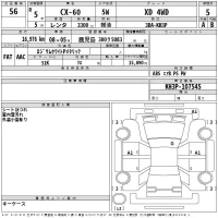 Mazda CX-60 лот № 56 оценка 5  с аукциона в Японии 2