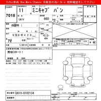 Mitsubishi MINICAB VAN лот № 7018 оценка   с аукциона в Японии 3