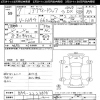 Honda ACTY TRUCK лот № 59 оценка RA  с аукциона в Японии 11