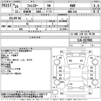 Subaru FORESTER лот № 70217 оценка 3.5  с аукциона в Японии 2
