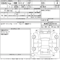 BMW 3-Series лот № 10645 оценка 4  с аукциона в Японии 3