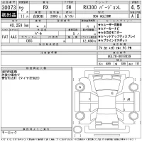 Lexus RX лот № 30073 оценка 4.5  с аукциона в Японии 11