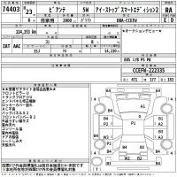 Mazda BIANTE лот № 74403 оценка RA  с аукциона в Японии 2