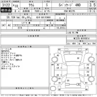 Toyota RAUM лот № 3122 оценка 3.5  с аукциона в Японии 11