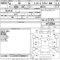 Subaru XV лот № 50035 оценка 3.5  с аукциона в Японии 2