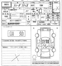Nissan TIIDA LATIO лот № 9021 оценка   с аукциона в Японии 7