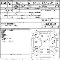 Toyota KLUGER лот № 6154 оценка 3  с аукциона в Японии 2