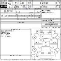 Audi A1 лот № 38266 оценка 3.5  с аукциона в Японии 11