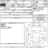 Daihatsu WAKE лот № 3158 оценка 3.5  с аукциона в Японии 11