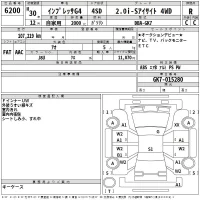 Subaru IMPREZA G4 лот № 6200 оценка R  с аукциона в Японии 2
