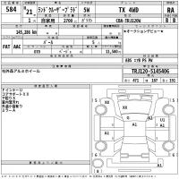 Toyota LAND CRUISER PRADO лот № 584 оценка RA  с аукциона в Японии 2