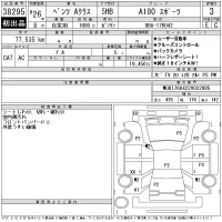 Mercedes-Benz A CLASS лот № 38295 оценка 3  с аукциона в Японии 11