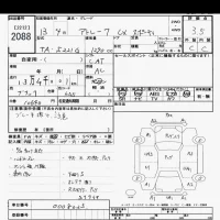 Daihatsu ATRAI SEVEN лот № 2088 оценка 3.5  с аукциона в Японии 9