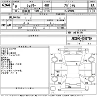 Toyota CHASER лот № 6264 оценка RA  с аукциона в Японии 2