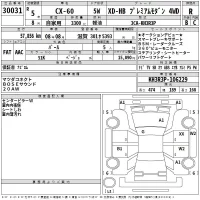 Mazda CX-60 лот № 30031 оценка R  с аукциона в Японии 2