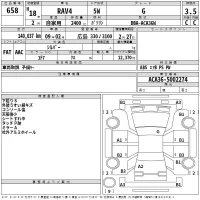 Toyota RAV4 лот № 658 оценка 3.5  с аукциона в Японии 2