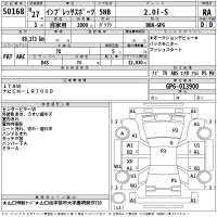Subaru IMPREZA лот № 50168 оценка RA  с аукциона в Японии 2
