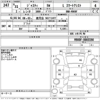 Subaru JUSTY лот № 247 оценка 4  с аукциона в Японии 2
