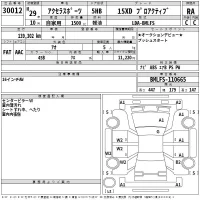 Mazda AXELA лот № 30012 оценка RA  с аукциона в Японии 2
