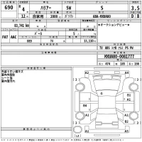 Toyota HARRIER лот № 690 оценка 3.5  с аукциона в Японии 2
