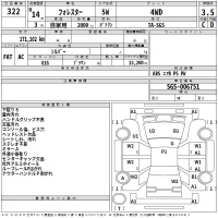 Subaru FORESTER лот № 322 оценка 3.5  с аукциона в Японии 2