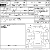 Subaru FORESTER лот № 30363 оценка 4.5  с аукциона в Японии 11
