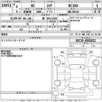 Lexus RC лот № 10051 оценка 5  с аукциона в Японии 2